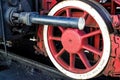 Old wheels of a steam train Royalty Free Stock Photo