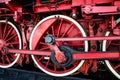 Old wheels of a steam train Royalty Free Stock Photo