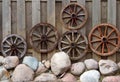 Old Wheels On A Wall
