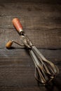 Old whisk view Royalty Free Stock Photo