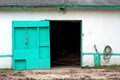 Old white barn Royalty Free Stock Photo