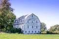 Old white barn in Michigan Royalty Free Stock Photo