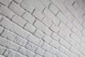 Old white brick wall background texture Royalty Free Stock Photo