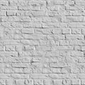 White Brick Wall Seamless Texture.