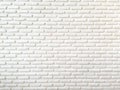 Old white brick wall texture background, For copy space Royalty Free Stock Photo