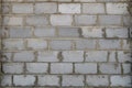 Old white brickwork. Royalty Free Stock Photo