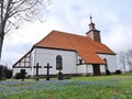 Old white church, Lithuania