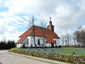 Old white church, Lithuania