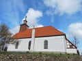 Old white church, Lithuania