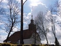 Old white church, Lithuania