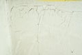 Old white cracked painted plaster wall background Royalty Free Stock Photo