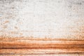 Old white dirty concrete wall texture with abstract rusty pattern background Royalty Free Stock Photo