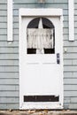 An old white door Royalty Free Stock Photo