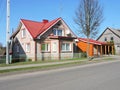 Old white home, Lithuania