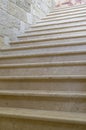 Old white marble steps Royalty Free Stock Photo