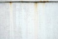 A old white metal wall with a minor rust for texture and background Royalty Free Stock Photo