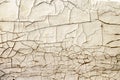 the old white paint was cracked textura Royalty Free Stock Photo