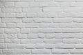 Old white brick wall background texture Royalty Free Stock Photo