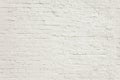 Old white painted brick wall background texture Royalty Free Stock Photo