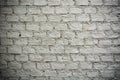 Old white painted brick wall Royalty Free Stock Photo