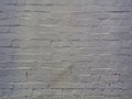 Old White Painted Wall Built With Hand Made Bricks Royalty Free Stock Photo