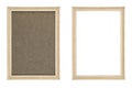 Old white picture frame Royalty Free Stock Photo