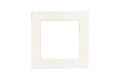 Old white picture frame Royalty Free Stock Photo