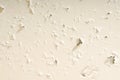 Old white plaster is on ceiling Royalty Free Stock Photo