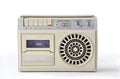 Old white tape player and recorder from USSR Royalty Free Stock Photo