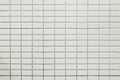 Old white tile brick wall background Royalty Free Stock Photo