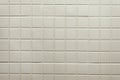 Old white tile wall background Royalty Free Stock Photo