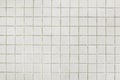 Old white tile wall background texture Royalty Free Stock Photo