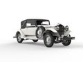 Old white vintage car Royalty Free Stock Photo