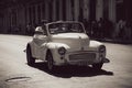 Old white vintage car Royalty Free Stock Photo