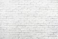 Old white wall made of brick. Good texture for background.