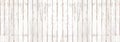 Old white wood wall panel pattern. Panorama white wooden plank texture for background Royalty Free Stock Photo