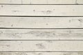 Old white wooden planks wall