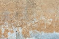 Old whitewashed background texture of a weathered distressed cracked concrete cement stone wal Royalty Free Stock Photo