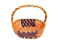 Old wicker basket Royalty Free Stock Photo