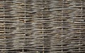 old wicker fence texture. Close up. Selective focus Royalty Free Stock Photo