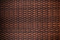 Old Wicker Texture, Weathered Brown Royalty Free Stock Photo