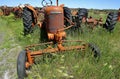 Old wide front Case tractor