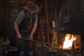 Old Wild West Blacksmith Royalty Free Stock Photo