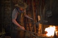 Old Wild West Blacksmith Royalty Free Stock Photo