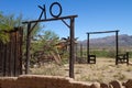 Old Wild West OK Corral Movie Set in Mescal, Arizona