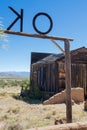 Old Wild West Town Ok Corral Movie Set in Mescal, Arizona