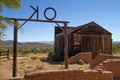 Old Wild West OK Corral Movie Set in Mescal, Arizona Royalty Free Stock Photo