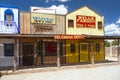 Old Wild West Stores, Old American Western town Royalty Free Stock Photo