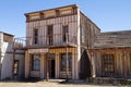 Old Wild West Town Movie Set in Arizona Royalty Free Stock Photo