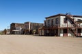 Old Wild West Town Movie Set in Arizona Royalty Free Stock Photo